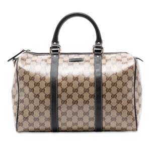 Pre-Loved Gucci Medium GG Crystal Joy Boston Bag